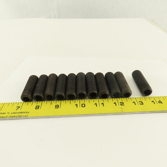 5/8"-11 x 3" Threaded Socket Head Set Screw 2" Lot Of 11