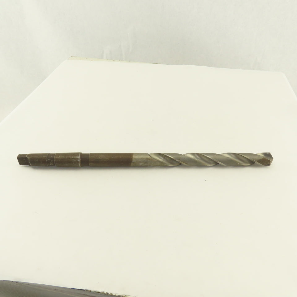 7/8" Dia. 2 Flute Twisted Drill 3MT Morse Taper 135° 16" OAL