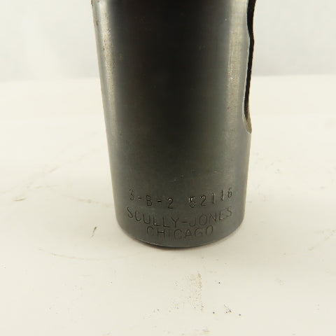 Scully Jones 3-B-2 52116 Morse Taper 2MT Tool Holder 11/16" Bore