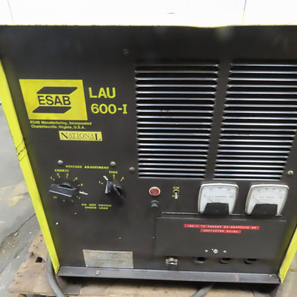 ESAB LAU 600-I Welding Power Source 600A 40VDC Output  230/460V Input