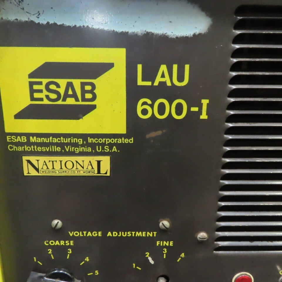 ESAB LAU 600-I Welding Power Source 600A 40VDC Output  230/460V Input