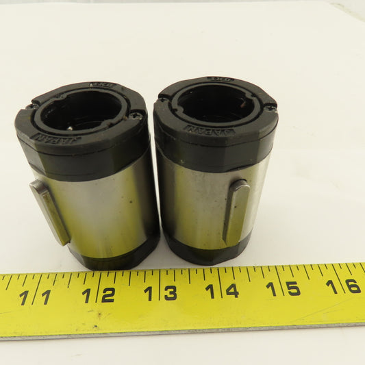 IKO LSAG30 30mm ID x 45mm OD Linear Rod Ball Bushing Bearing Lot Of 2