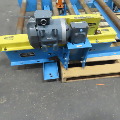Power Pack Co. CDLR 306 Power Roller Case Pallet Conveyor 32"BF x 78"L 30FPM
