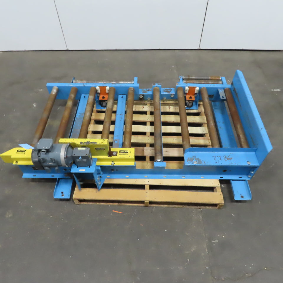 Power Pack Co. CDLR 306 Power Roller Case Pallet Conveyor 32"BF x 78"L 30FPM