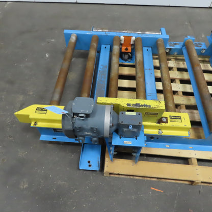 Power Pack Co. CDLR 306 Power Roller Case Pallet Conveyor 32"BF x 78"L 30FPM