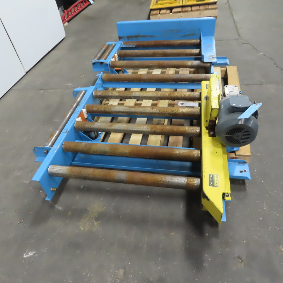 Power Pack Co. CDLR 306 Power Roller Case Pallet Conveyor 32"BF x 78"L 30FPM