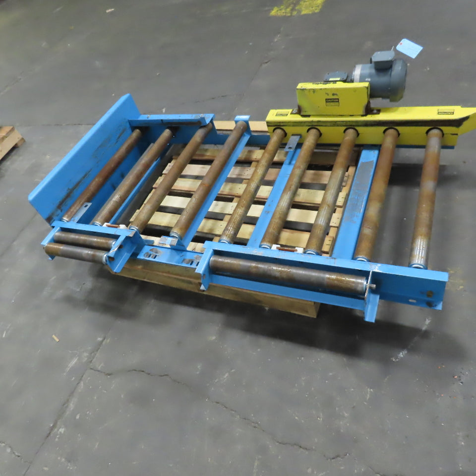 Power Pack Co. CDLR 306 Power Roller Case Pallet Conveyor 32"BF x 78"L 30FPM