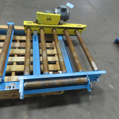 Power Pack Co. CDLR 306 Power Roller Case Pallet Conveyor 32"BF x 78"L 30FPM