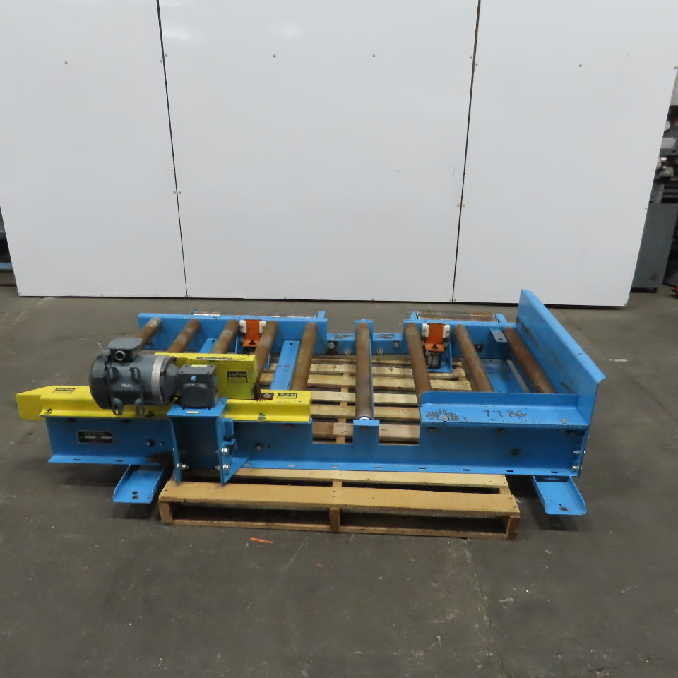 Power Pack Co. CDLR 306 Power Roller Case Pallet Conveyor 32"BF x 78"L 30FPM