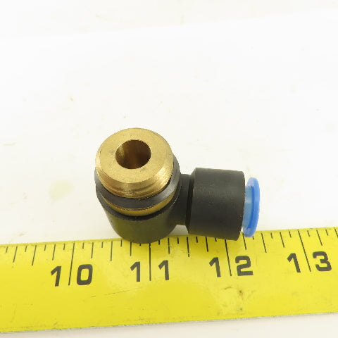 SMC 12mm Tube Push To Connect Swivel 1/2NPT 90° Elbow Lot Of 5