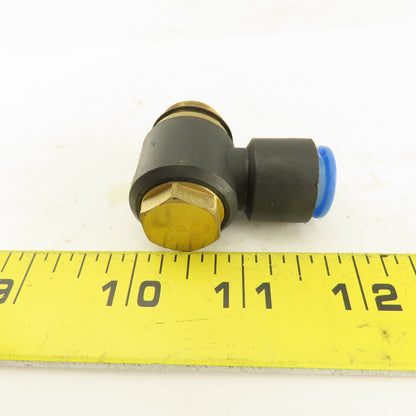 SMC 12mm Tube Push To Connect Swivel 1/2NPT 90° Elbow Lot Of 5