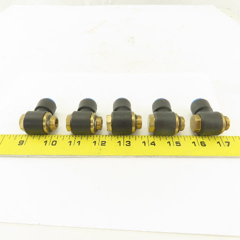 SMC 12mm Tube Push To Connect Swivel 3/8NPT 90° Elbow Lot Of 5