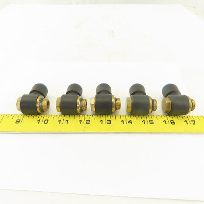 SMC 12mm Tube Push To Connect Swivel 3/8NPT 90° Elbow Lot Of 5