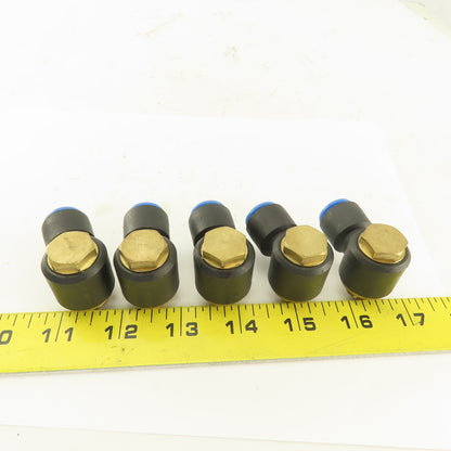 SMC 12mm Tube Push To Connect Swivel 3/8NPT 90° Elbow Lot Of 5