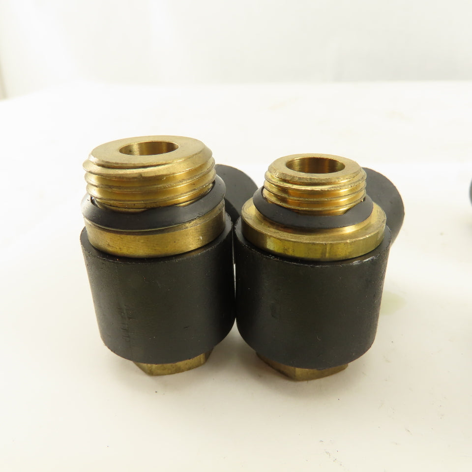 SMC 12mm Tube Push To Connect Swivel 3/8NPT 1/2NPT 90° Elbow Lot Of 7
