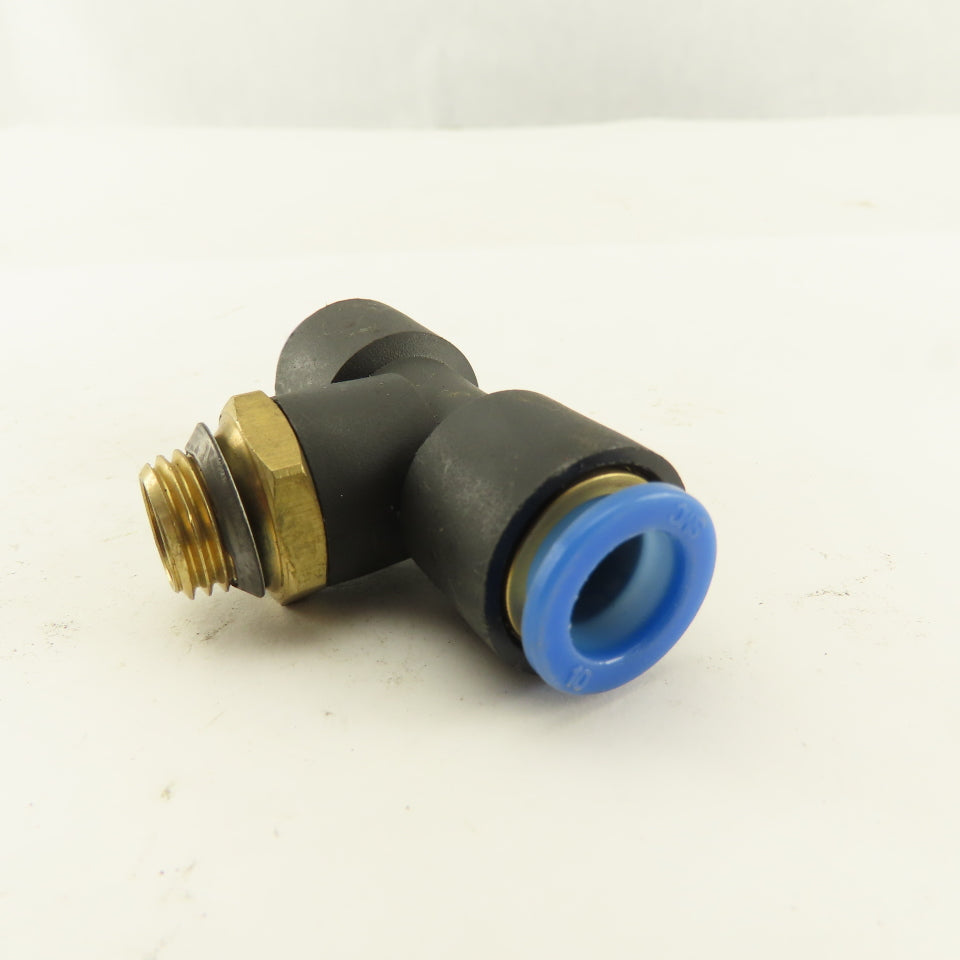SMC 1/2-20 (-5) JIC Flare x 10mm x 10mm Tube Push To Connect Branch Tee Lot Of 7