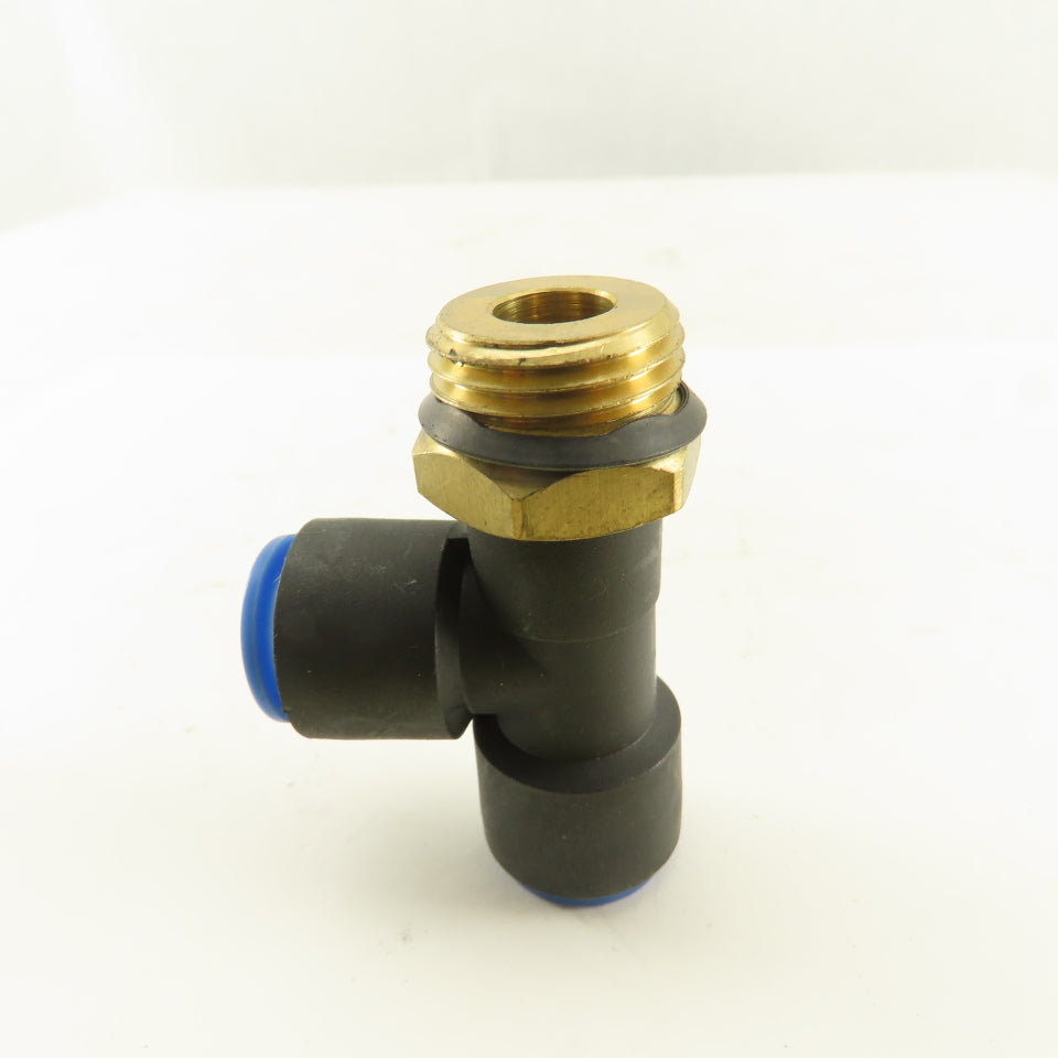 SMC 1/2NPT  x 12mm x 12mm Tube Push To Connect Run Tee Lot Of 3