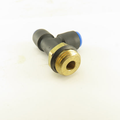 SMC 3/8NPT x 8mm x 8mm Tube Push To Connect Run Tee Lot Of 2