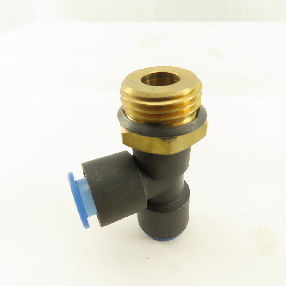 SMC 1/2NPT x 10mm x 10mm Tube Push To Connect Run Tee Lot Of 3