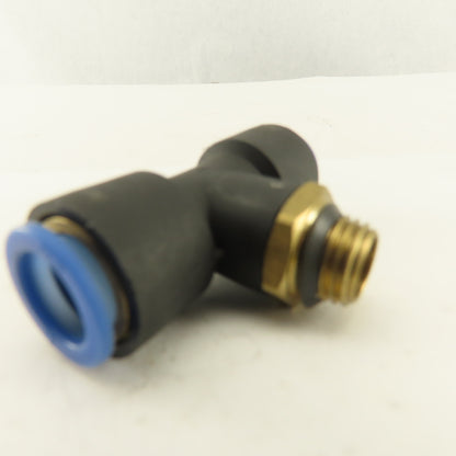 SMC 1/2-20 (-5) JIC Flare x 12mm x 12mm Tube Push To Connect Branch Tee Lot Of 2
