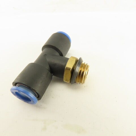 SMC 1/2-20 (-5) x 8mm x 8mm Tube Push To Connect Branch Tee Lot Of 3
