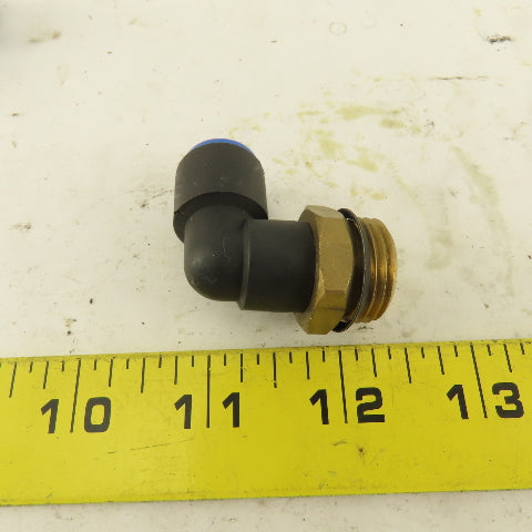 SMC 1/2NPT x 10mm Tube Push To Connect Elbow 90° Lot Of 4