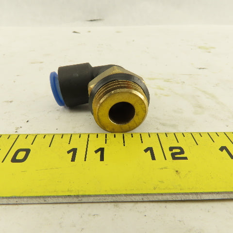 SMC 1/2NPT x 10mm Tube Push To Connect Elbow 90° Lot Of 4