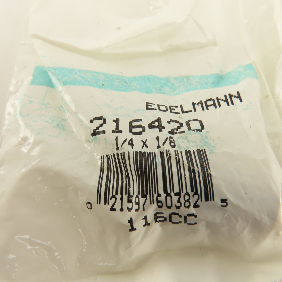 Edelmann 216420 Brass 1/8 Male x 1/4 Female Adapter Street Elbow Lot of 2