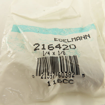 Edelmann 216420 Brass 1/8 Male x 1/4 Female Adapter Street Elbow Lot of 2