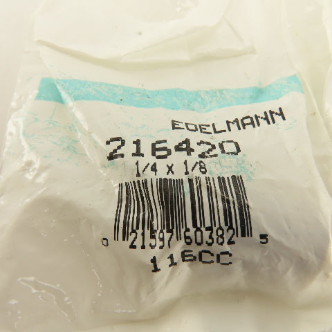 Edelmann 216420 Brass 1/8 Male x 1/4 Female Adapter Street Elbow Lot of 2