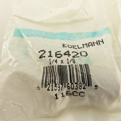 Edelmann 216420 Brass 1/8 Male x 1/4 Female Adapter Street Elbow Lot of 2