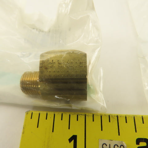 Edelmann 216420 Brass 1/8 Male x 1/4 Female Adapter Street Elbow Lot of 2
