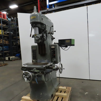 Moore Special Tool Model No. 2 440V 2 Speed Jig Borer Machine 10" x 19" Table