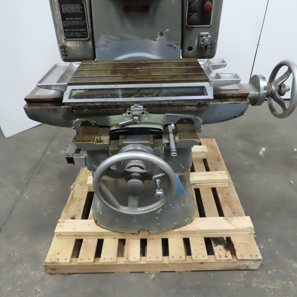 Moore Special Tool Model No. 2 440V 2 Speed Jig Borer Machine 10" x 19" Table