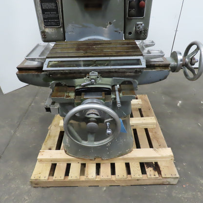 Moore Special Tool Model No. 2 440V 2 Speed Jig Borer Machine 10" x 19" Table