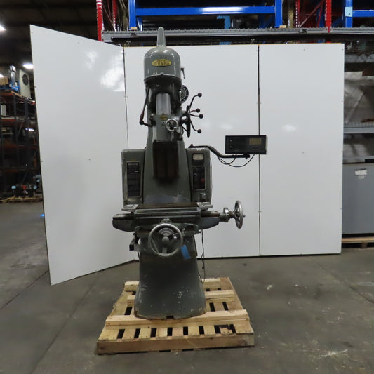 Moore Special Tool Model No. 2 440V 2 Speed Jig Borer Machine 10" x 19" Table