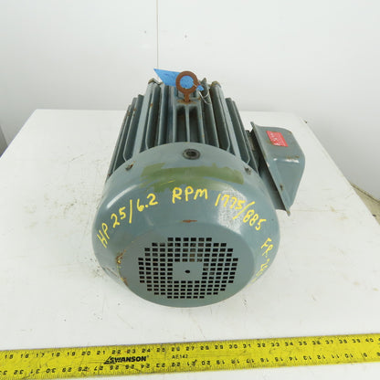 MagneTek Century 2 Speed Electric Motor 25/6.2Hp 1775/885 RPM 286T 480V 3Ph