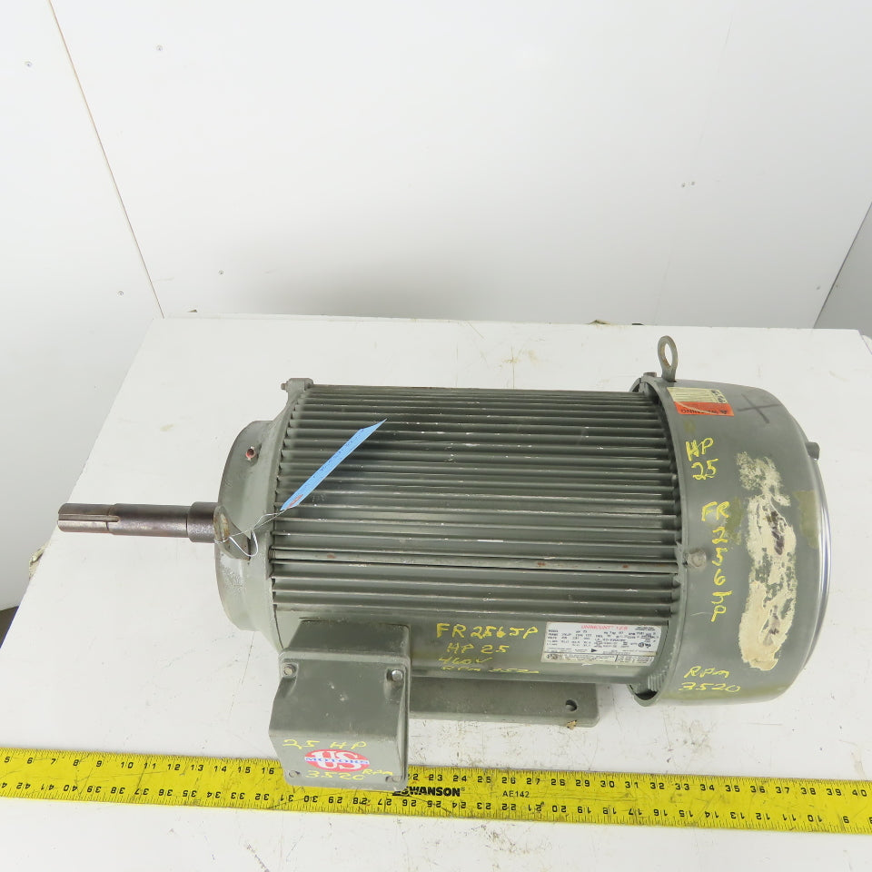 US Motors Unimount 25HP Electric Motor 3520RPM 208-230/460V 3Ph 256JP Frame