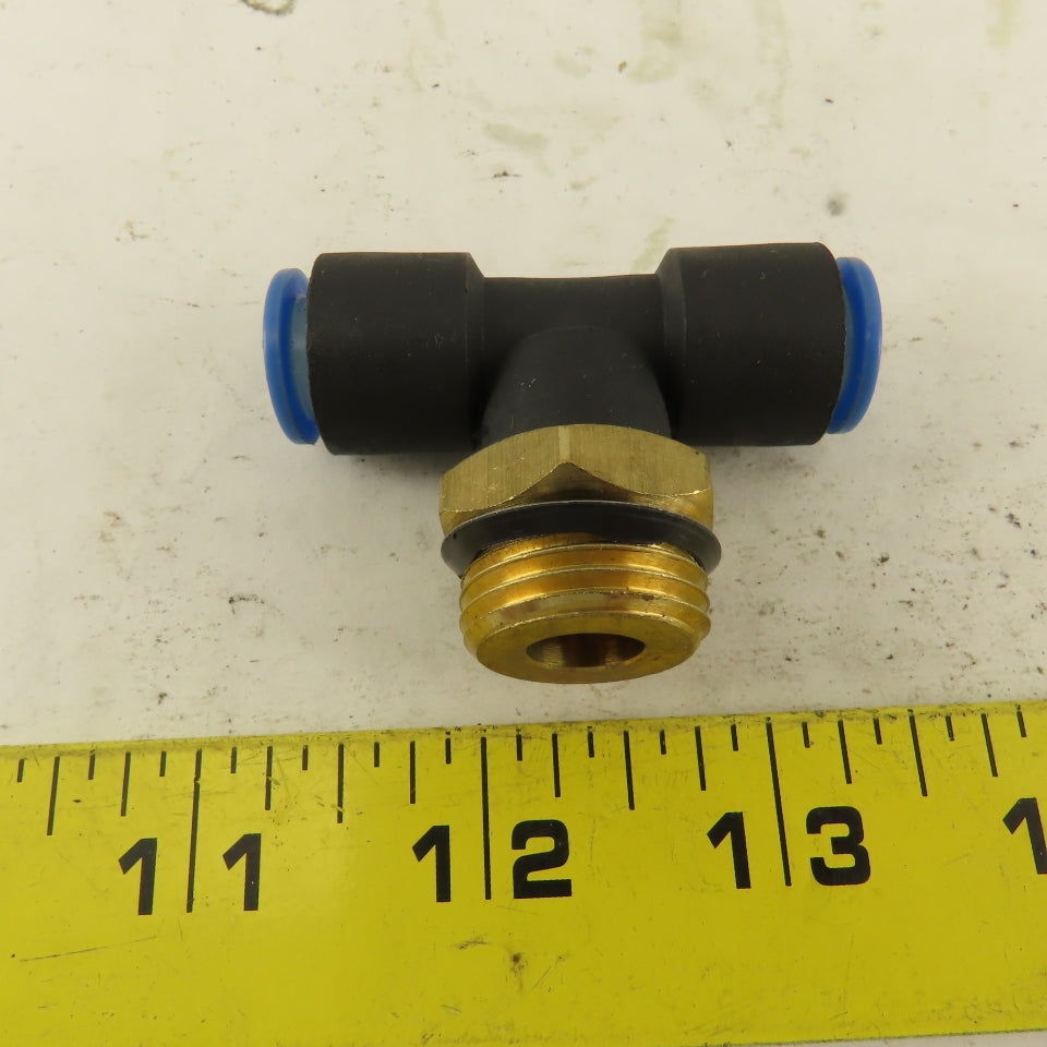 1/2NPT x 10mm x 10mm Tube Push To Connect Branch Tee Lot Of 4