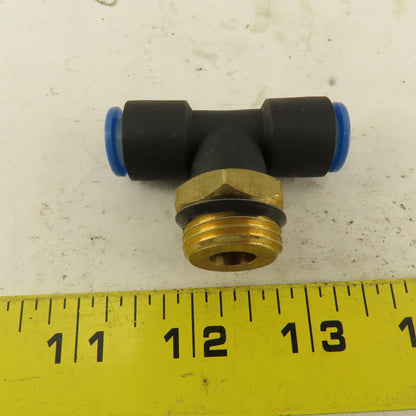 1/2NPT x 10mm x 10mm Tube Push To Connect Branch Tee Lot Of 4