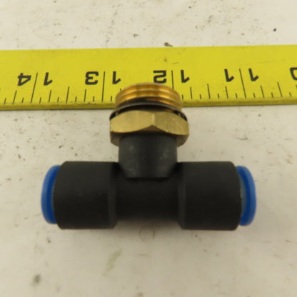 1/2NPT x 10mm x 10mm Tube Push To Connect Branch Tee Lot Of 4