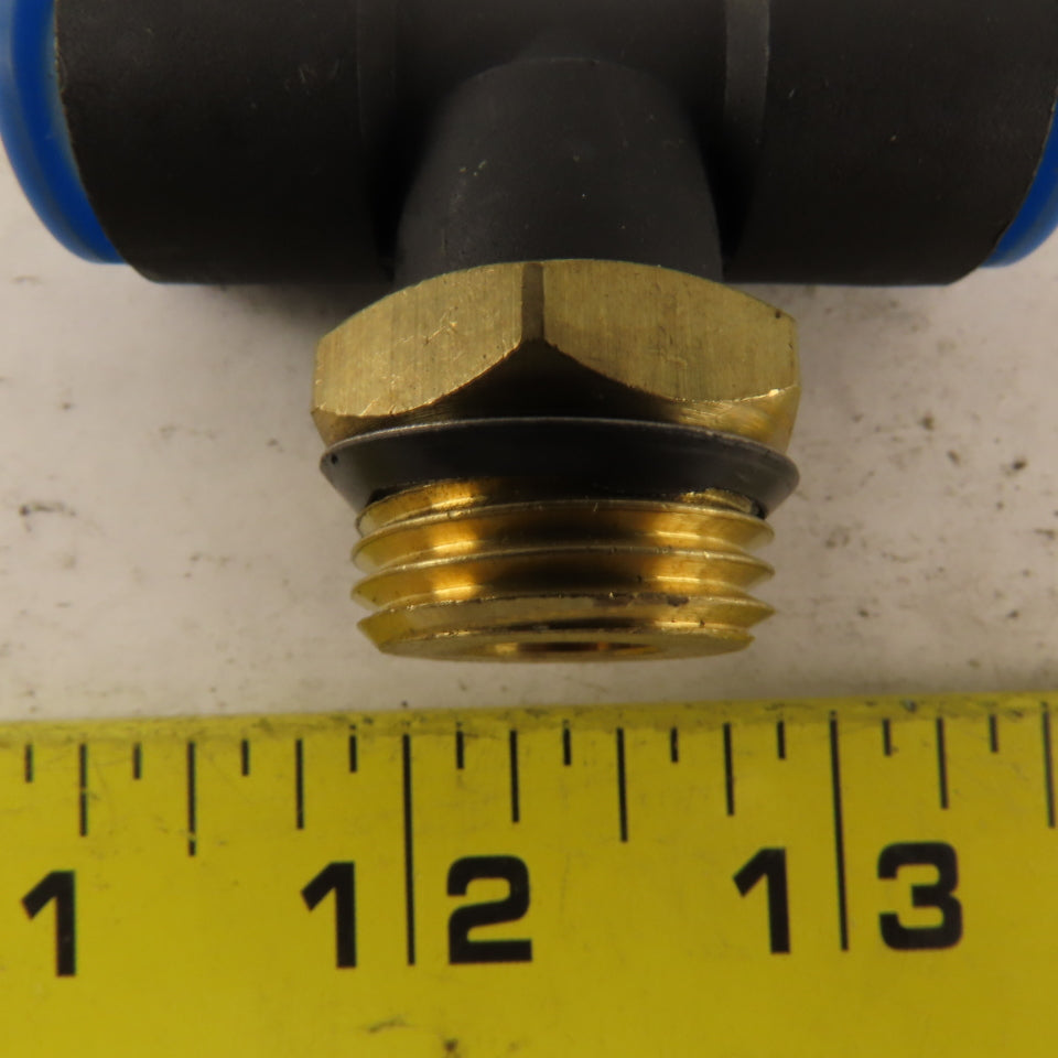 1/2NPT x 10mm x 10mm Tube Push To Connect Branch Tee Lot Of 4