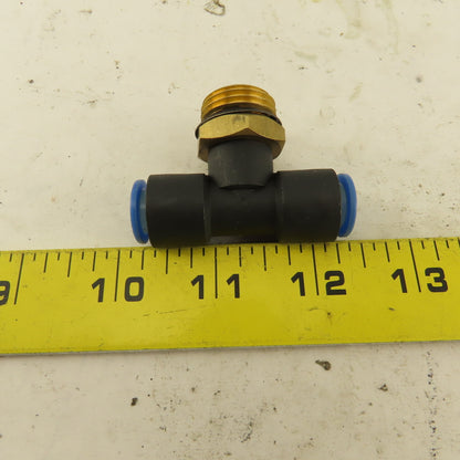1/2NPT x 10mm x 10mm Tube Push To Connect Branch Tee Lot Of 4
