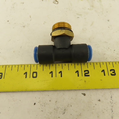 1/2NPT x 10mm x 10mm Tube Push To Connect Branch Tee Lot Of 4