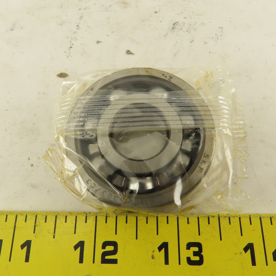 SKF 6303 JEM 30mm ID x 72mm OD Radial Deep Groove Ball Bearing