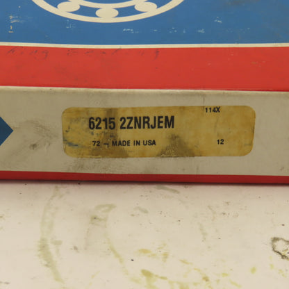 SKTF 6215 2ZNRJEM 75mm ID x 130mm OD Radial Deep Groove Ball Bearing