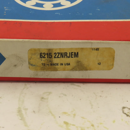 SKTF 6215 2ZNRJEM 75mm ID x 130mm OD Radial Deep Groove Ball Bearing