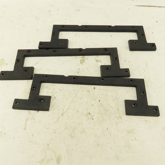Okuma H1023-0007-01 77.7 x 280 x 5.8 Lower Cross Slide LB-12 Wiper Lot of 3