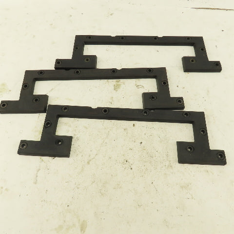 Okuma H1023-0007-01 77.7 x 280 x 5.8 Lower Cross Slide LB-12 Wiper Lot of 3