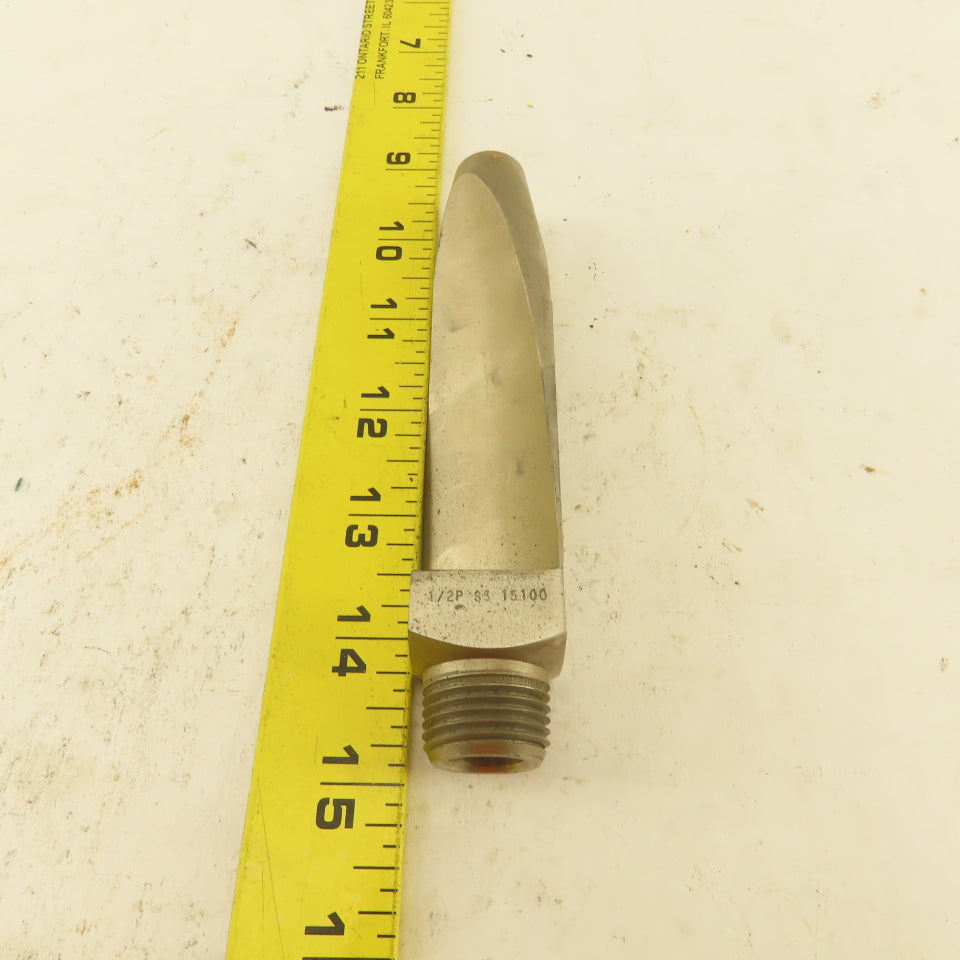 Spray Systems Inc. 15100 Flat Jet 1/2 P Stainless Steel Sprayer Nozzle #1A